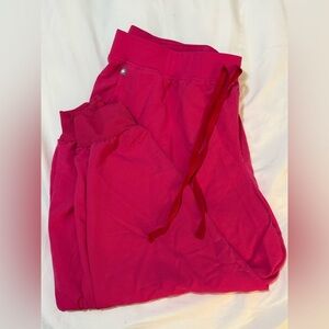 Figs 4XLP Hot Pink Jogger